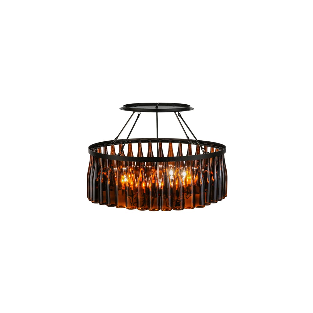 Tuscan Vineyard 12 Light 38" Wide Ring Chandelier