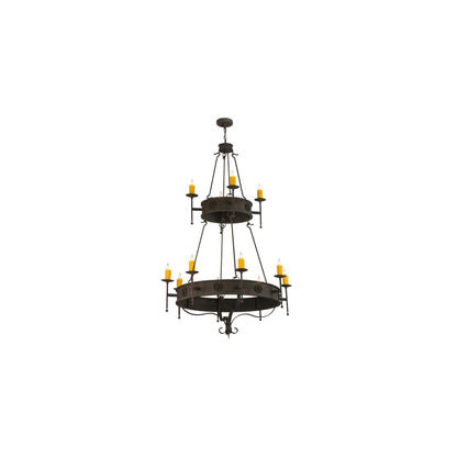 Lorenzo 12 Light 48" Wide Taper Candle Ring Chandelier