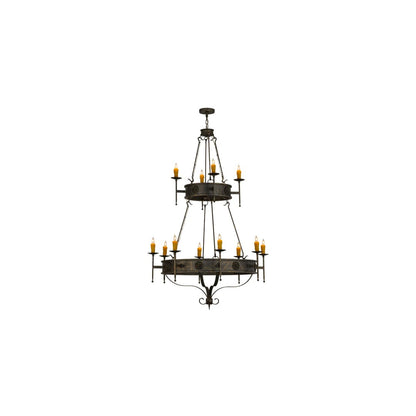 Lorenzo 12 Light 48" Wide Taper Candle Ring Chandelier