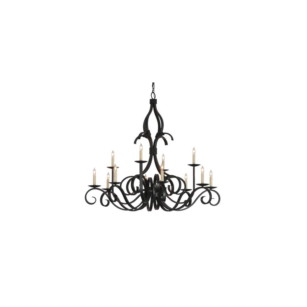 Cypress 12 Light 48" Wide Taper Candle Style Chandelier
