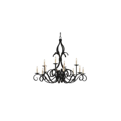 Cypress 12 Light 48" Wide Taper Candle Style Chandelier