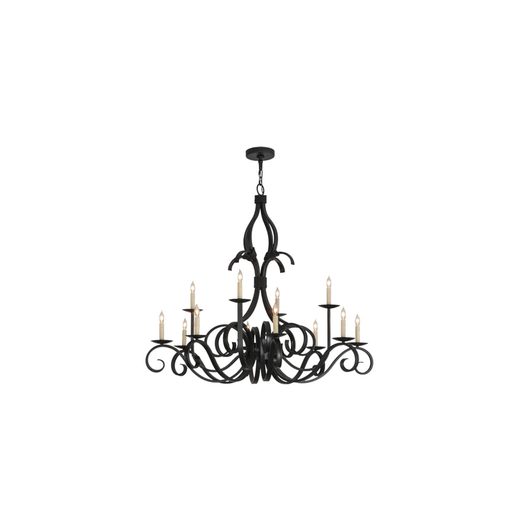 Cypress 12 Light 48" Wide Taper Candle Style Chandelier