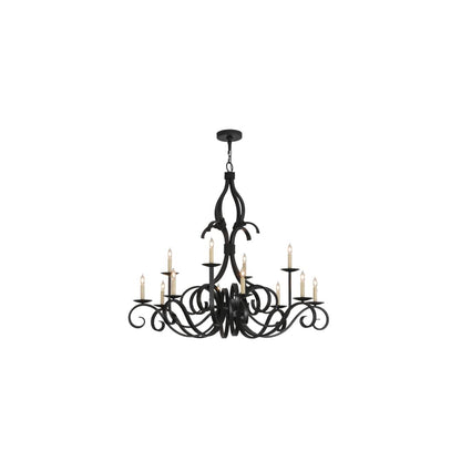 Cypress 12 Light 48" Wide Taper Candle Style Chandelier