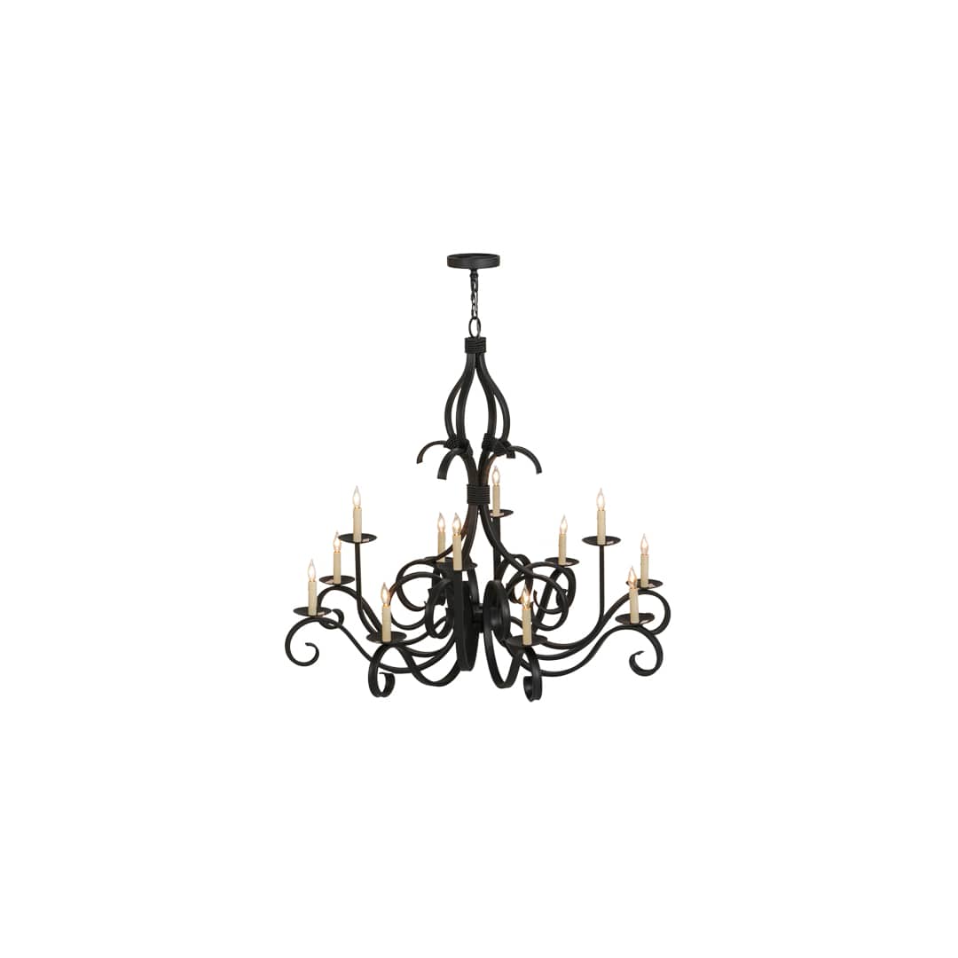 Cypress 12 Light 48" Wide Taper Candle Style Chandelier