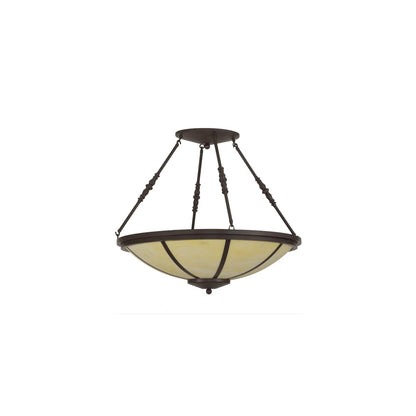 Commerce 4 Light 30" Wide Semi-Flush Bowl Ceiling Fixture