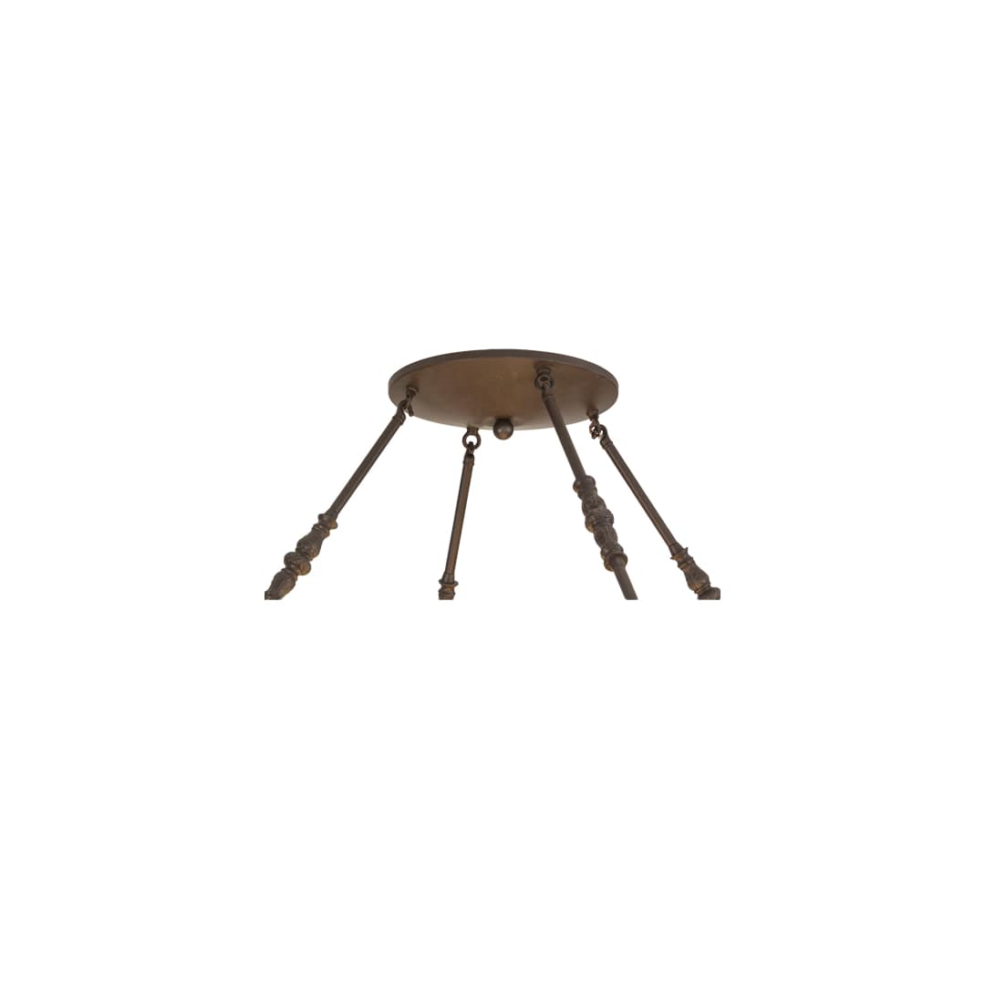 Commerce 4 Light 30" Wide Semi-Flush Bowl Ceiling Fixture