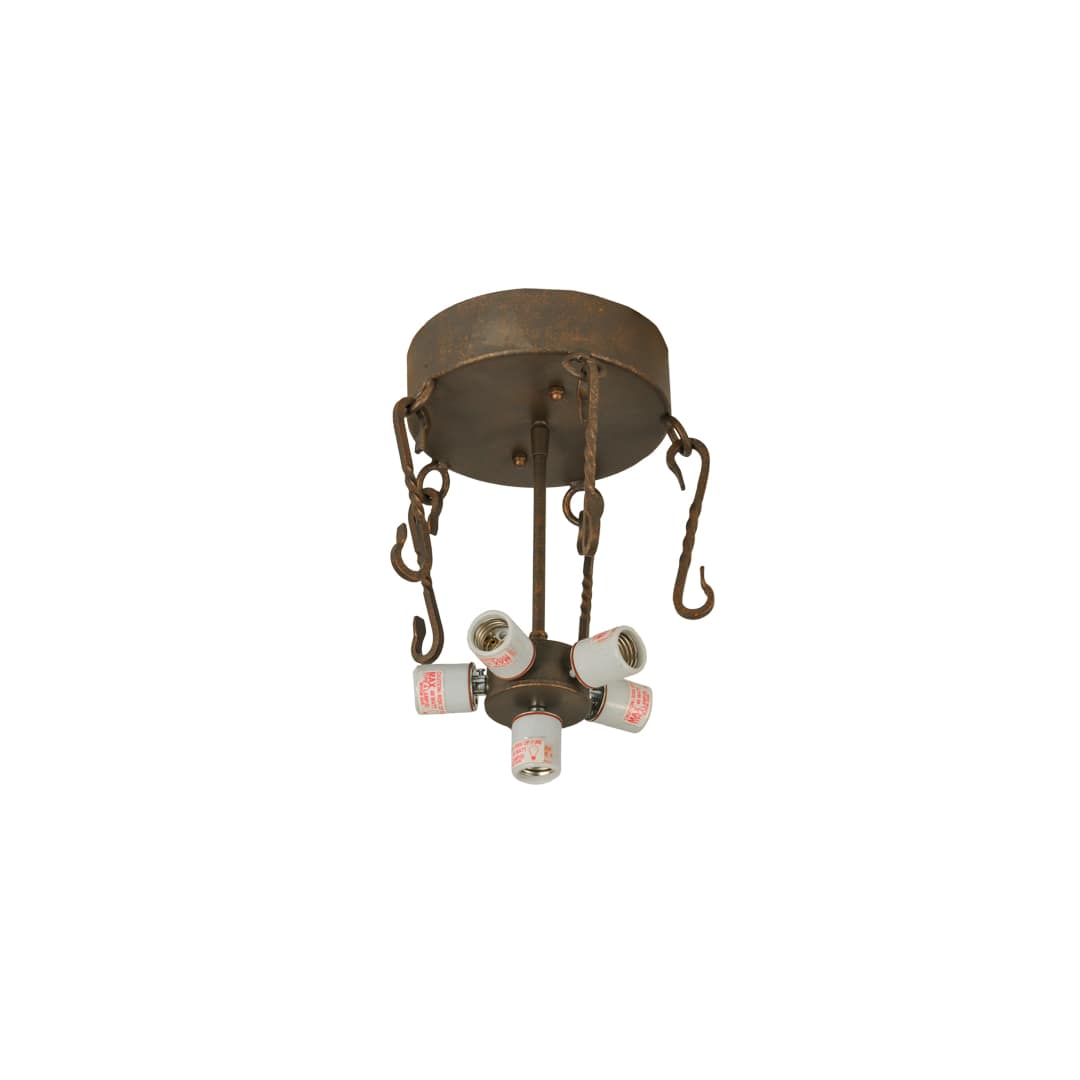Star 6 Light 36" Wide Semi-Flush Ceiling Fixture