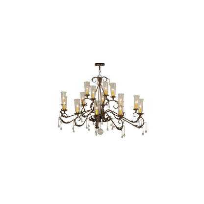 Long Windsor 14 Light 38" Wide Chandelier
