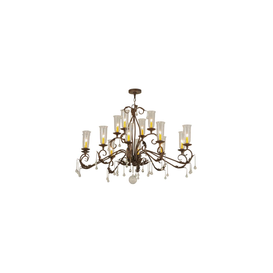 Long Windsor 14 Light 38" Wide Chandelier