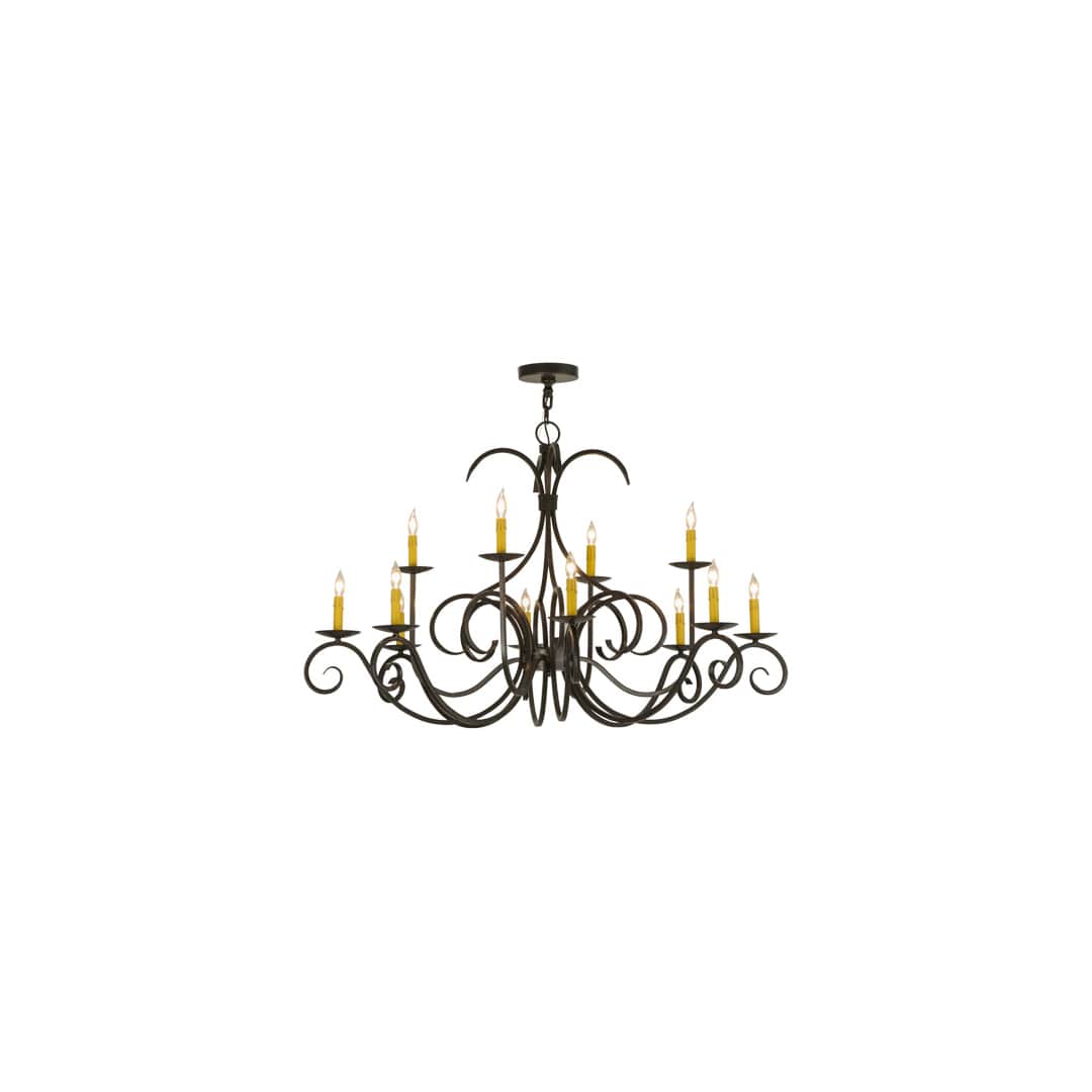 Cypress 12 Light 48" Wide Taper Candle Style Chandelier