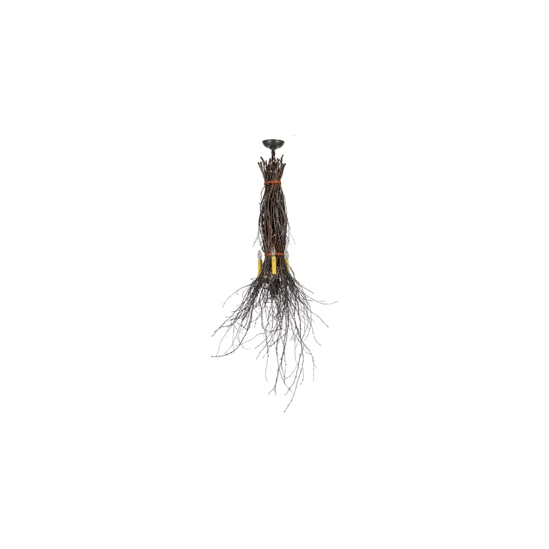 Twigs 35" Wide Taper Candle Pendant