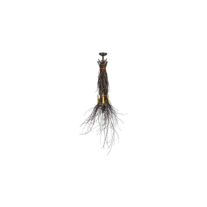 Twigs 35" Wide Taper Candle Pendant
