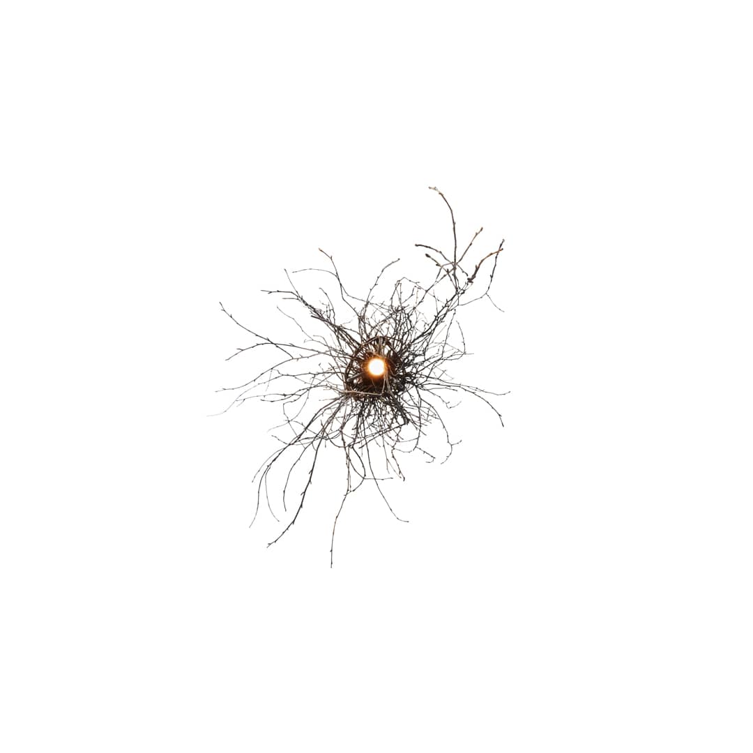 Twigs 35" Wide Taper Candle Pendant