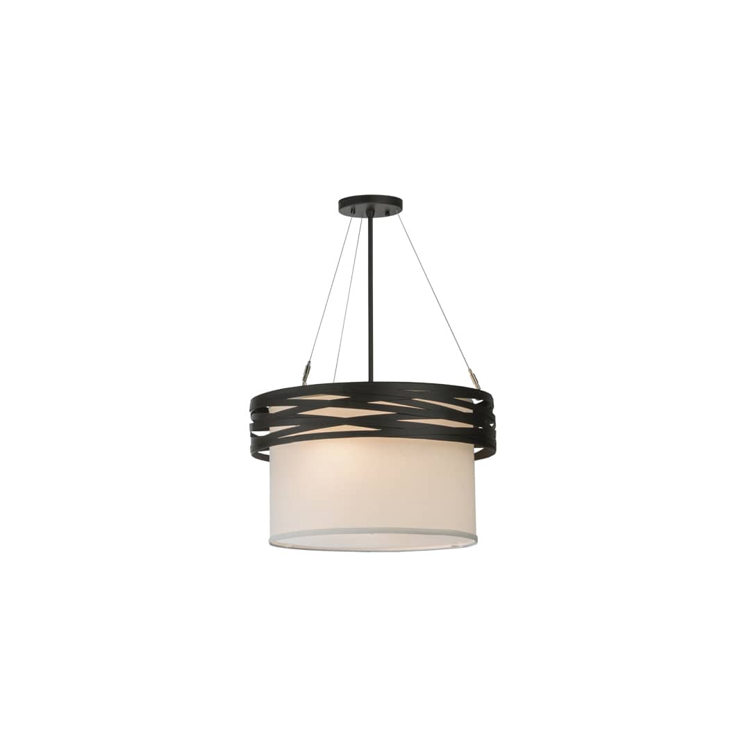 Cilindro 2 Light 18" Wide Suspension Pendant