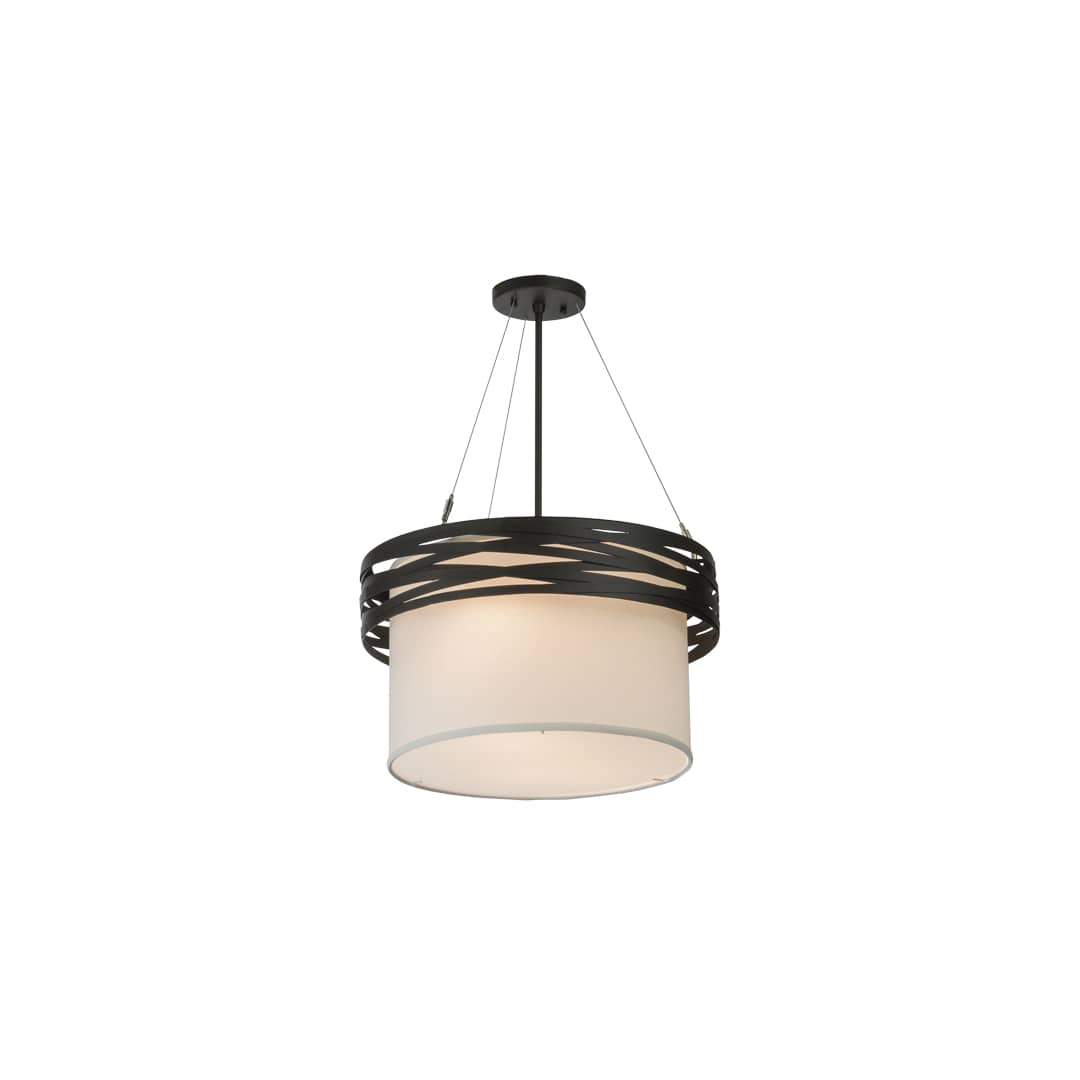 Cilindro 2 Light 18" Wide Suspension Pendant