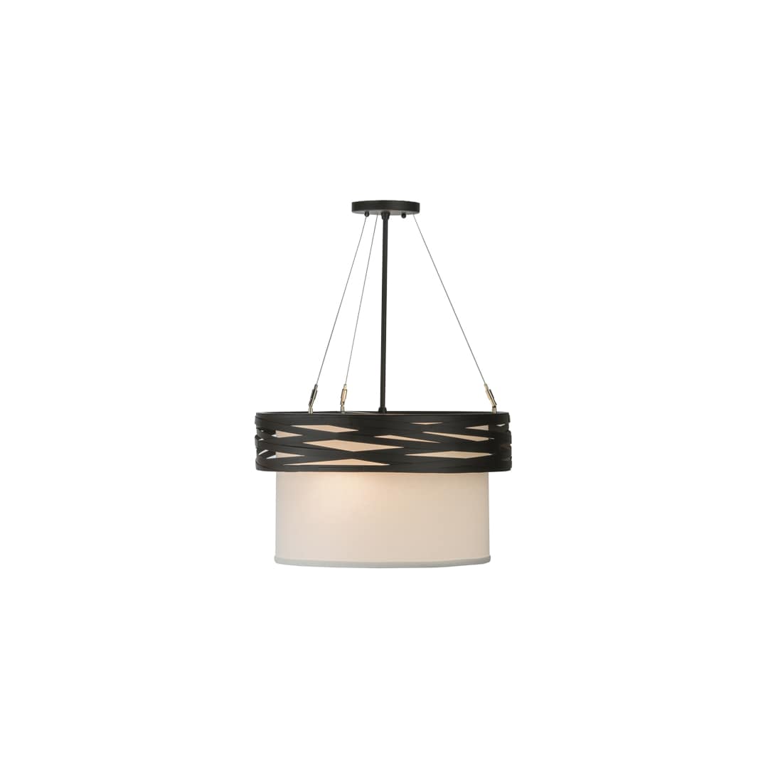 Cilindro 2 Light 18" Wide Suspension Pendant