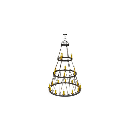 Lakeshore 21 Light 54" Wide Taper Candle Style Chandelier