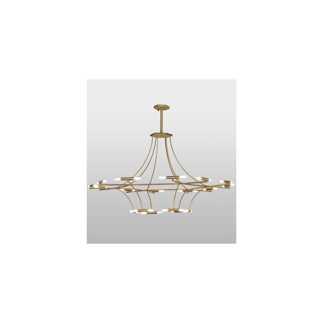 ISON 36 Light 87" Wide Ring Chandelier