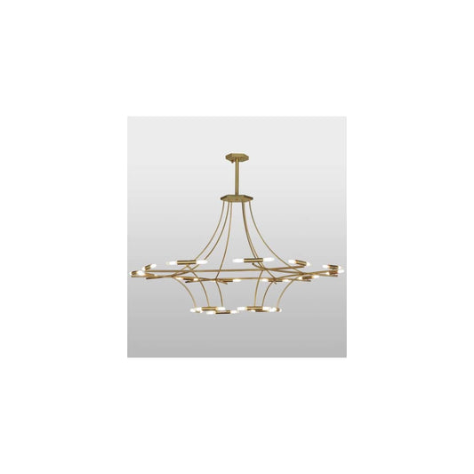 ISON 36 Light 87" Wide Ring Chandelier