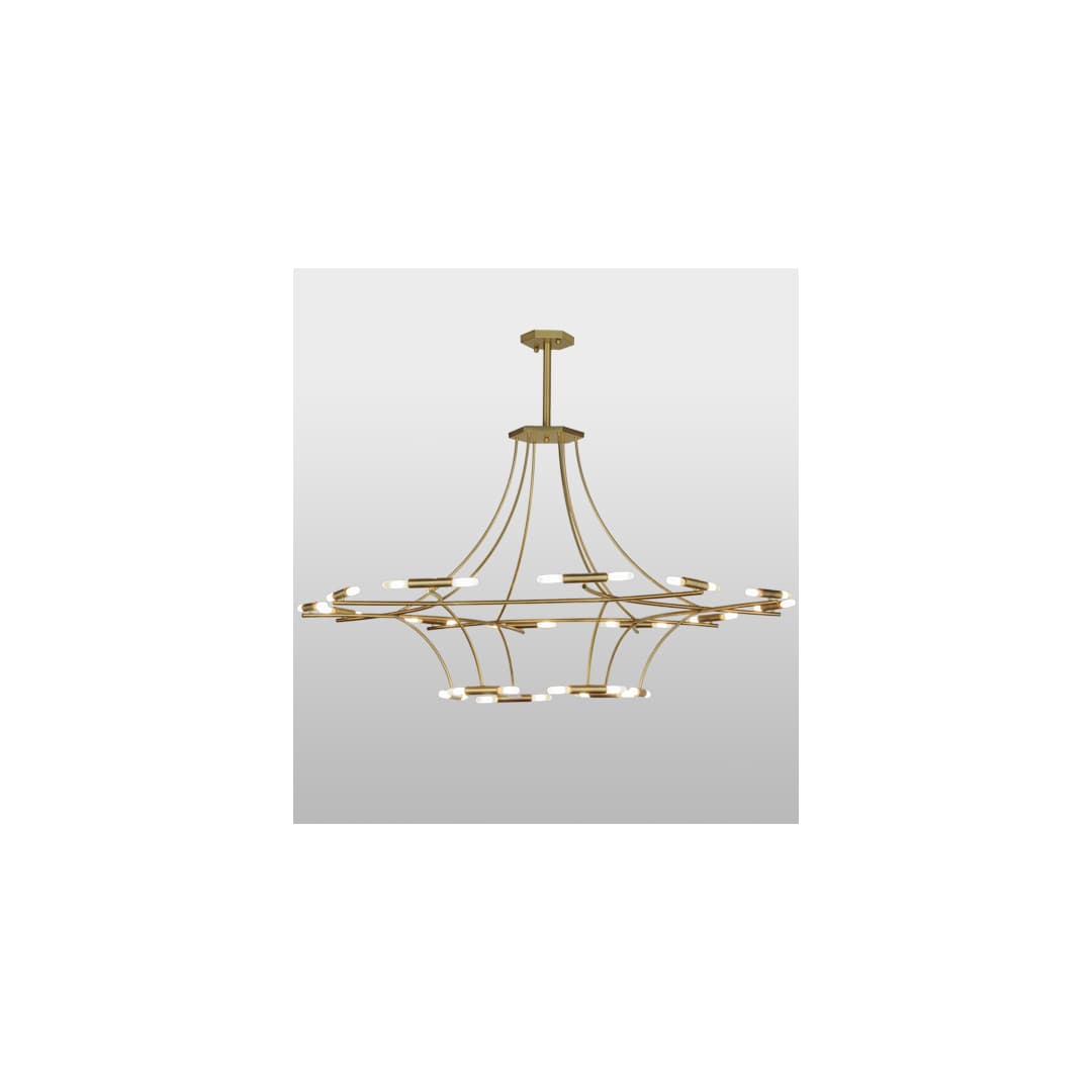 ISON 36 Light 87" Wide Ring Chandelier
