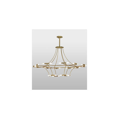 ISON 36 Light 87" Wide Ring Chandelier