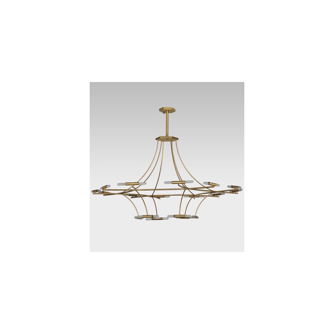 ISON 36 Light 87" Wide Ring Chandelier