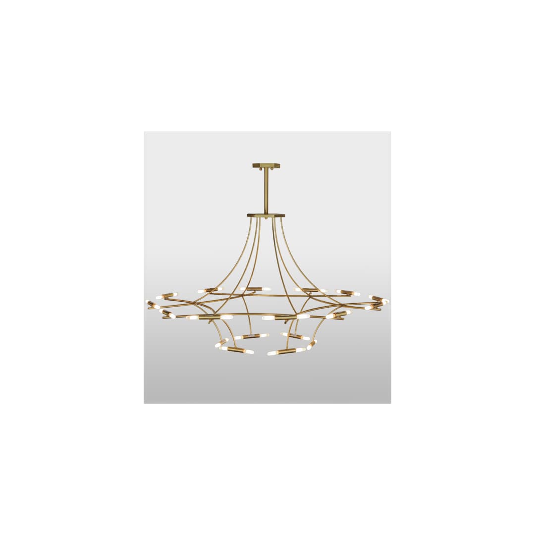ISON 36 Light 87" Wide Ring Chandelier