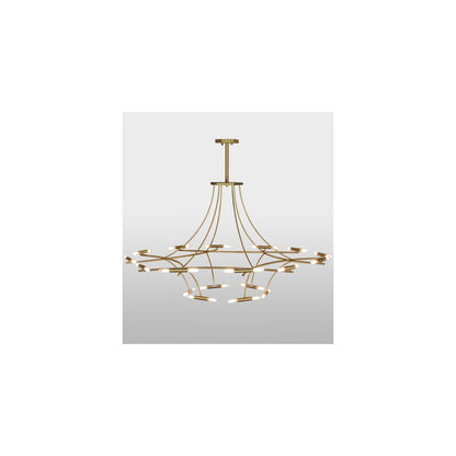 ISON 36 Light 87" Wide Ring Chandelier