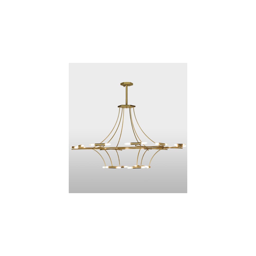 ISON 36 Light 87" Wide Ring Chandelier