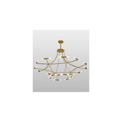 ISON 36 Light 87" Wide Ring Chandelier