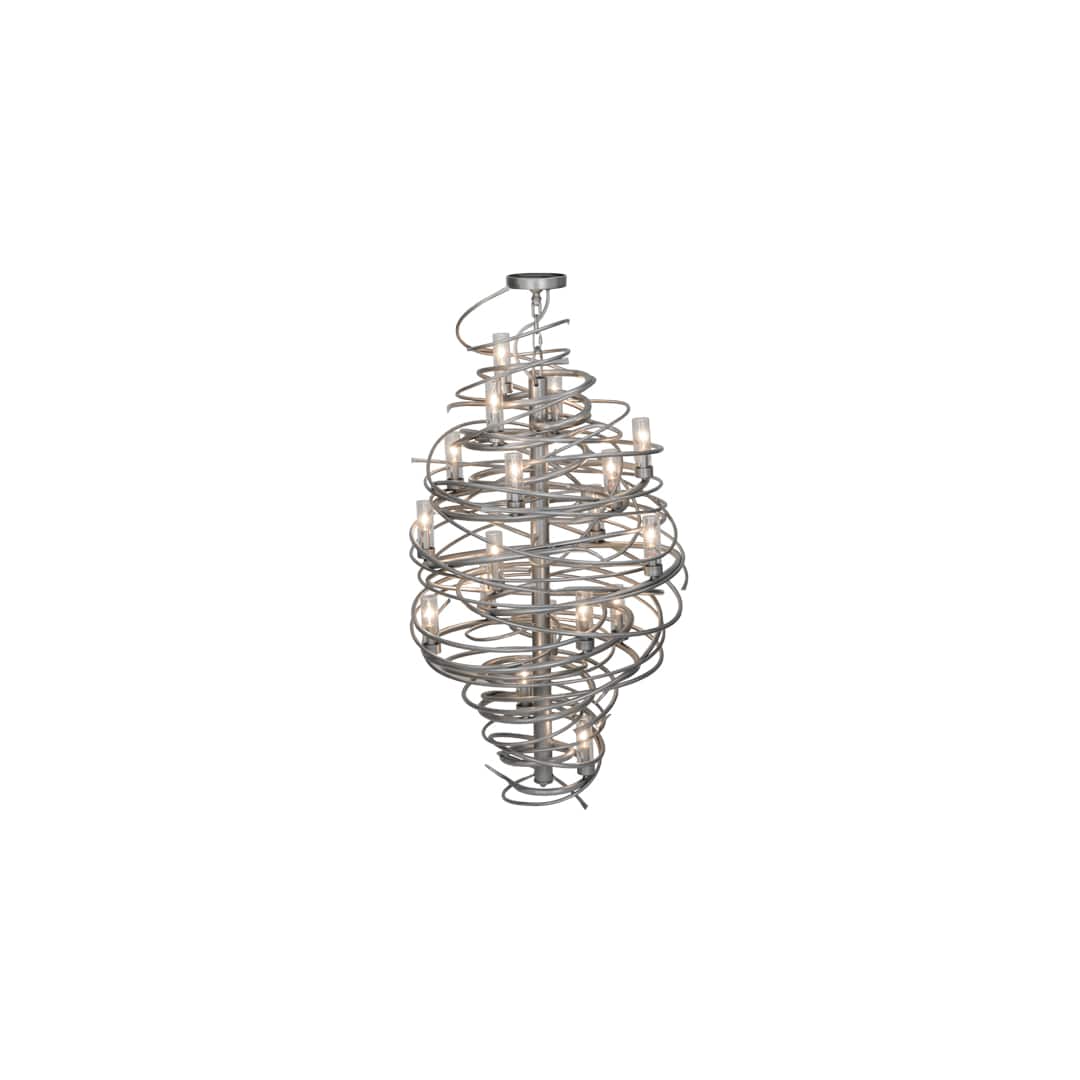 Cyclone 18 Light 30" Wide Ring Chandelier