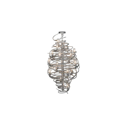 Cyclone 18 Light 30" Wide Ring Chandelier