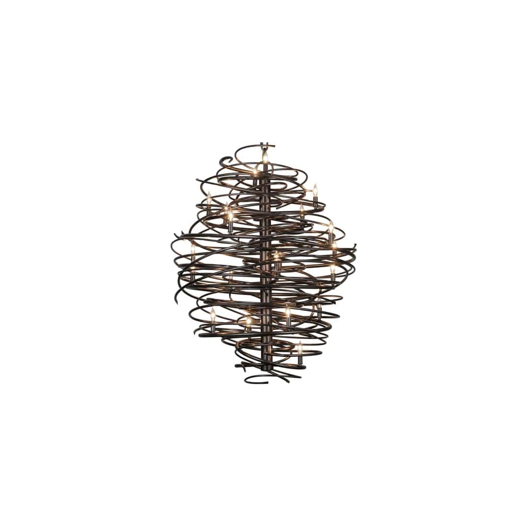 Cyclone 20 Light 42" Wide Candle Style Chandelier