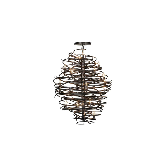 Cyclone 20 Light 42" Wide Candle Style Chandelier