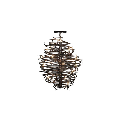 Cyclone 20 Light 42" Wide Candle Style Chandelier