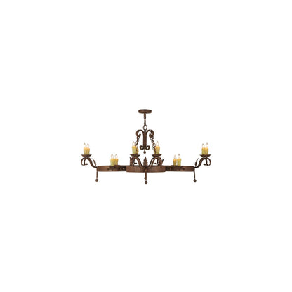 Andorra 12 Light 60" Wide Taper Candle Style Chandelier