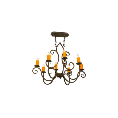 Clifton 8 Light 26" Wide Taper Candle Style Chandelier