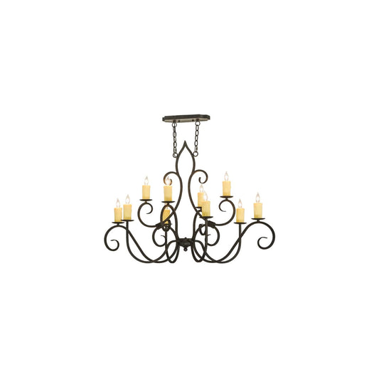 Clifton 10 Light 28" Wide Taper Candle Style Chandelier