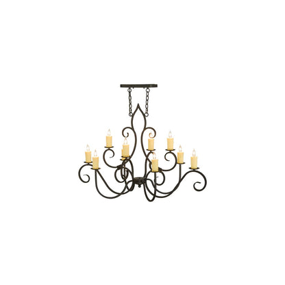 Clifton 10 Light 28" Wide Taper Candle Style Chandelier