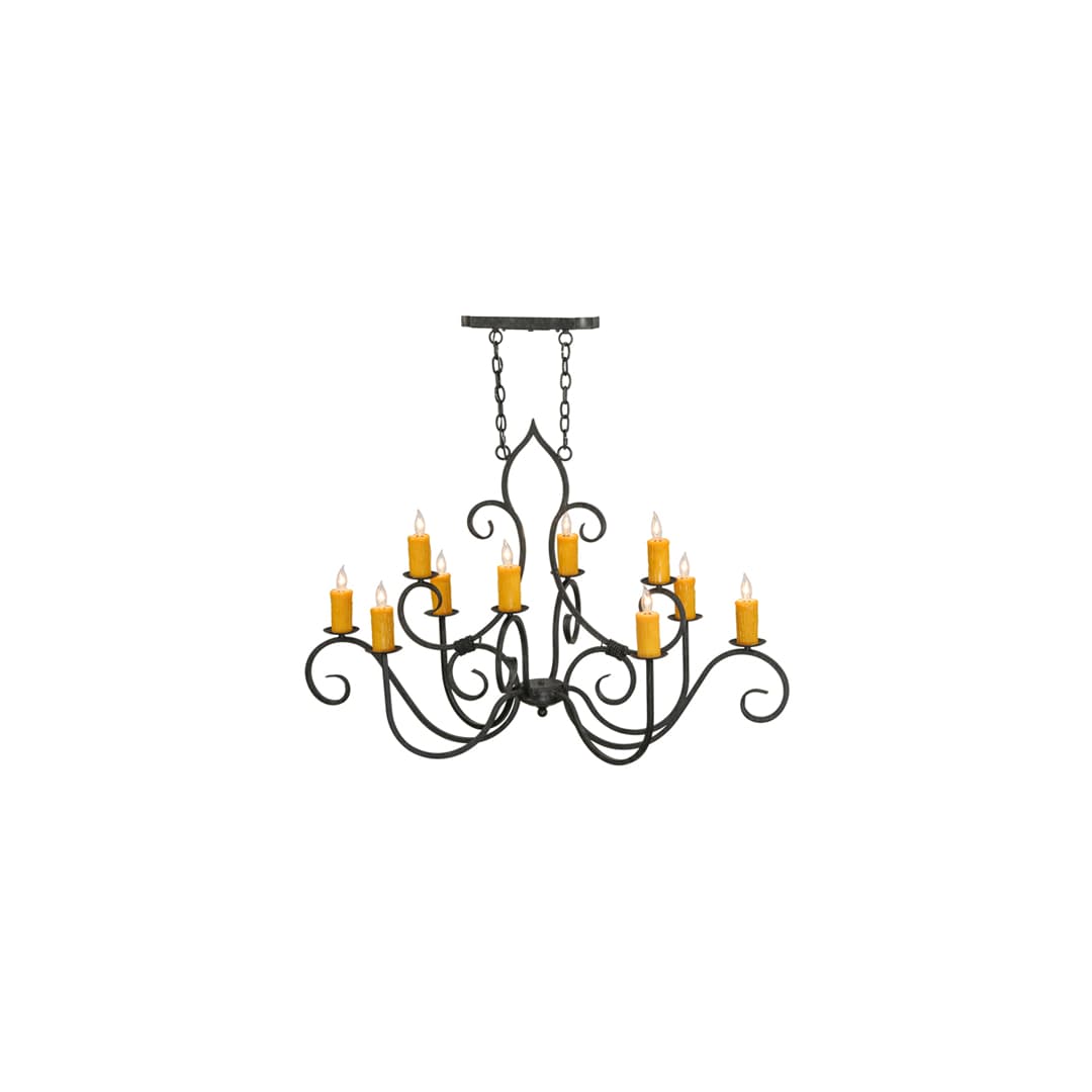 Clifton 10 Light 28" Wide Taper Candle Style Chandelier