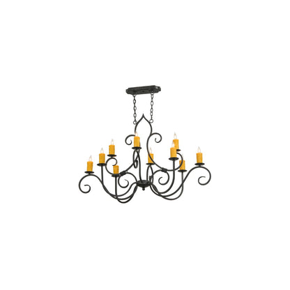 Clifton 10 Light 28" Wide Taper Candle Style Chandelier
