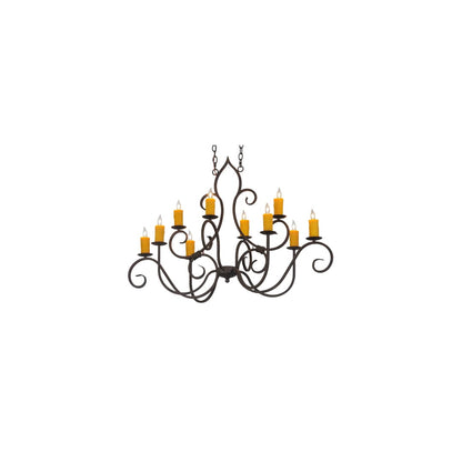 Clifton 10 Light 28" Wide Taper Candle Style Chandelier