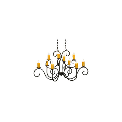 Clifton 10 Light 28" Wide Taper Candle Style Chandelier