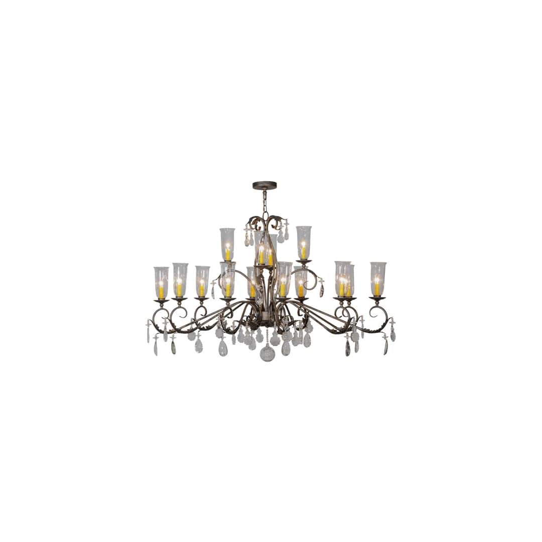 Long Windsor 14 Light 38" Wide Chandelier