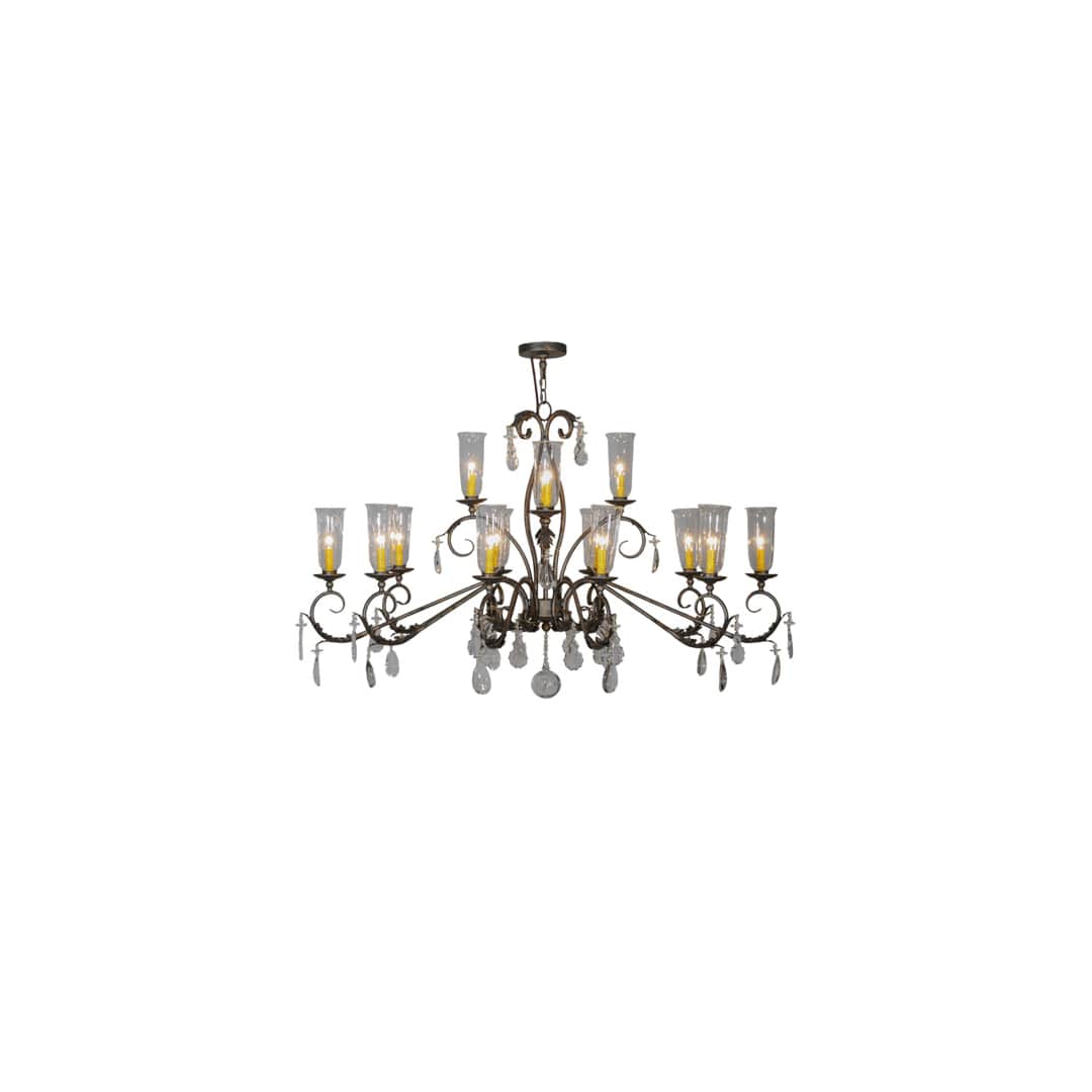 Long Windsor 14 Light 38" Wide Chandelier
