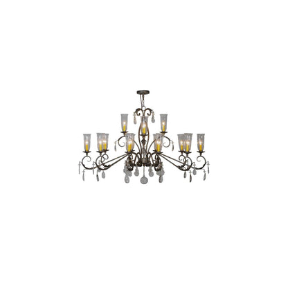 Long Windsor 14 Light 38" Wide Chandelier