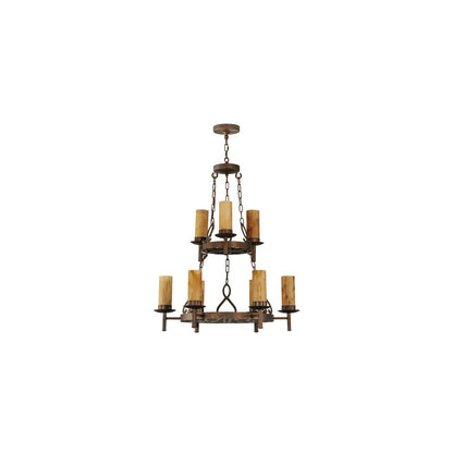 Newcastle 9 Light 31" Wide Ring Chandelier