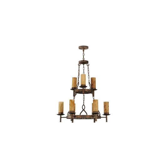 Newcastle 9 Light 31" Wide Ring Chandelier