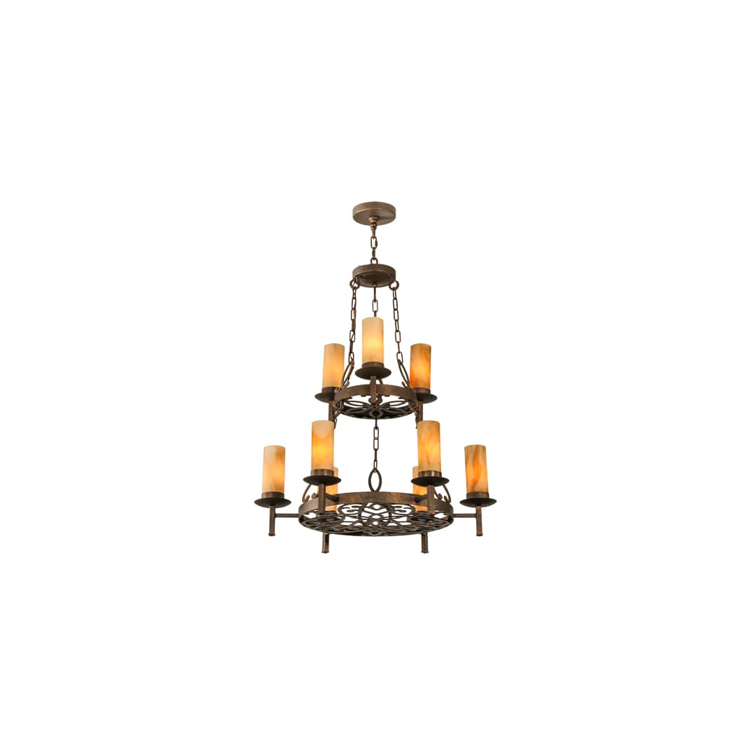 Newcastle 9 Light 31" Wide Ring Chandelier