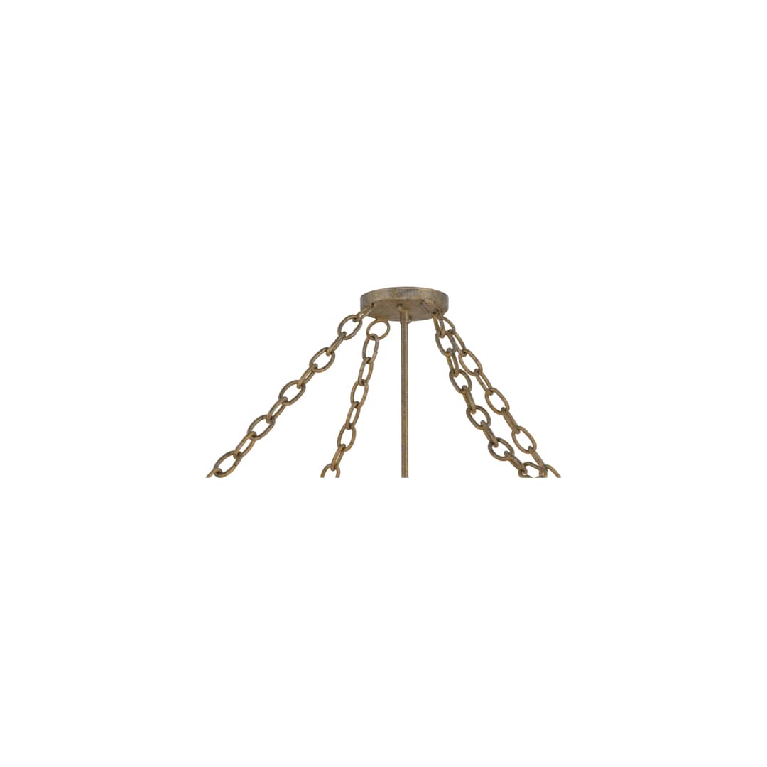 Donya 4 Light 26" Wide Semi-Flush Drum Ceiling Fixture - Corinth Finish